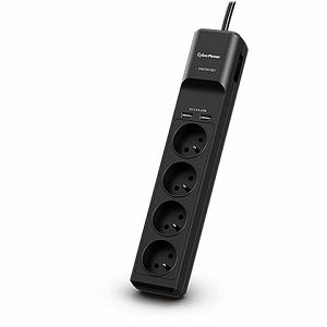 CyberPower prenaponska zaštita, P0420SUD0, 4xšuko, 2xUSB-A port