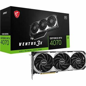 MSI GeForce RTX™ 4070 VENTUS 3X E 12G OC, 12GB GDDR6X