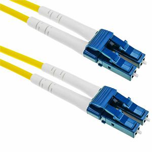 NFO Patch cord, LC UPC-LC UPC, Singlemode 9 125, G.652D, Duplex, 2m