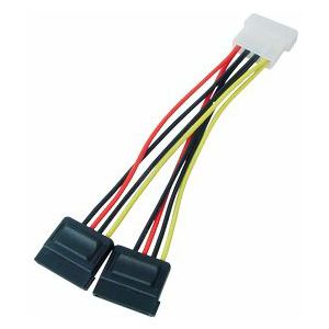 Transmedia 2x Sata Power Cable