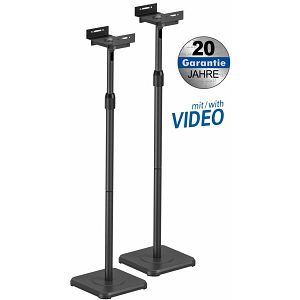 Transmedia 2 height-adjustable speaker stands